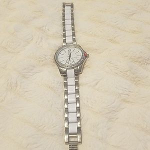 NY & CO White & Silver Watch